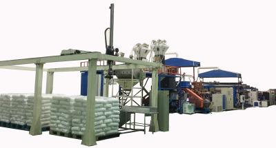 China 1000mm Drainage Sheet Making Machine Polyester Extrusion Process for sale