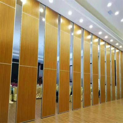 China Traditional Hotel Walls Sliding Door Movabl Wall Panel Slide Fold Fold Wall Factori for sale