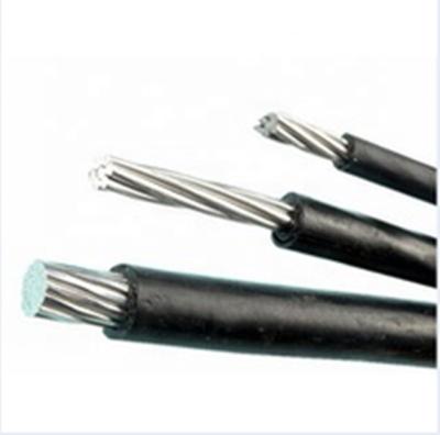 China Aerial Aluminum Conductor XLPE Insulated 2x16mm ABC Aerial Cable for sale