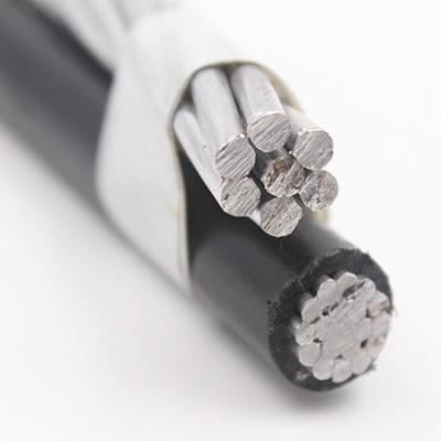 China Aerial Duplex Aluminum Drop 600/1000V Twisted Cable for sale