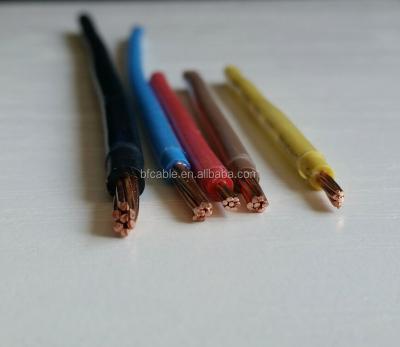 China House and building 600V 14AWG, 12AWG, 10AWG THHN copper wire with PVC insulation nylon sheath for sale