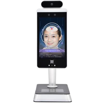 China 8-inch LCD Mask Detection Face recognition Time Attendance and Access Control all-in-one- machine for sale