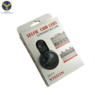 China Smart phone three-in-one universal camera lens clip wide-angle macro fisheye lens for sale