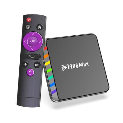 China 8K New H96 Max W2 Smart TV Box Android 11 Amlogic S905W2 4GB 32GB 64GB Quad Core Set Top Box Bluetooth 5.0 WIFI6 4K Media Player for sale