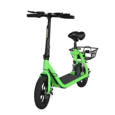 China Unisex Two-Wheel Foldable Electric Bicycle 10Ah Lithium Battery Waterproof Adult Electric Scooter for sale