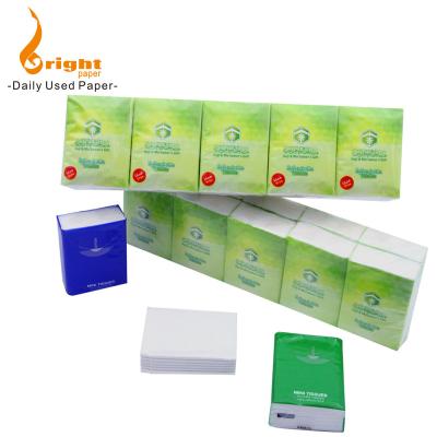 China Ultra Soft 3 Ply Pocket Mini Facial Tissue Paper Pack for sale