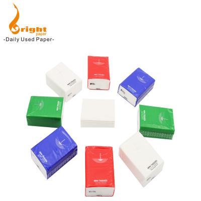 China Customized Ultra Soft Advertising Pocket Pack Mini Facial Tissue for sale