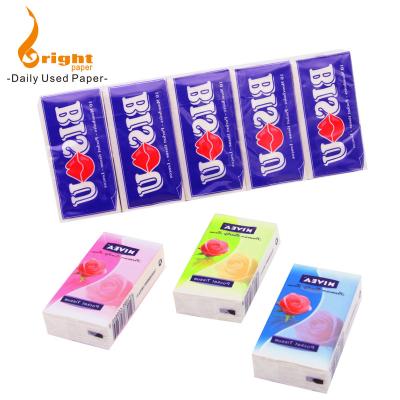 China Ultra Soft Customize Pocket Mini Tissue Paper Facial Tissue In Advertising for sale