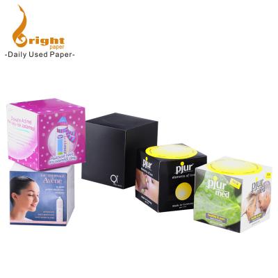 China 2ply Cube Box Ultra Soft Splendid Facial Tissue Paper for sale