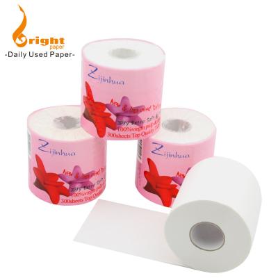 China China Mini Manufactures Marketing Bathroom Ultra Soft Scent Tree Soluble Unbleached White Tissue Free Tad Flat Sheet Toilet Paper for sale