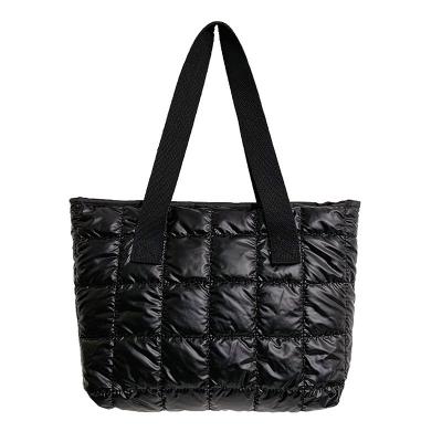 China New Arrivals Luxury Designer Anti-theft Fashionable Bottom Tote Bag Oversized Stitched Shopping Shoulder Bag For Women Girl Men for sale