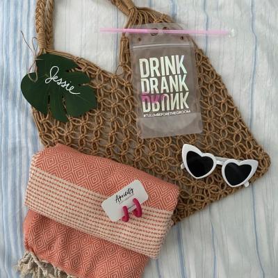 China Vintage Bridesmaid Tote Bag Boho Bride Beach Handbag Gift Macrame for Crochet Bag Bachelor Party for sale