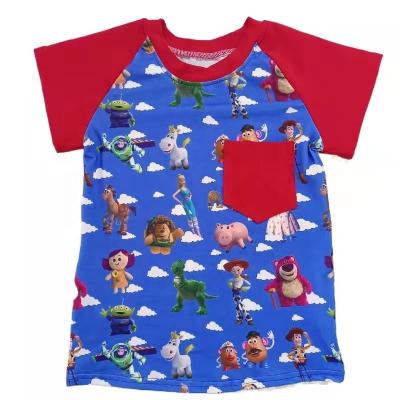 China Sustainable Wholesale Custom Neutral Infant Shirt Sleeve Children's Rotator Shirt for sale