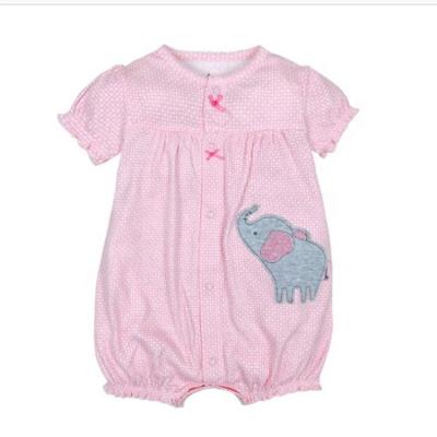 China Beathable 2019 Summer Baby Clothes Romper Overalls One-Piece Clothing, Infant Cotton Shorts Romper Baby Clothes for sale