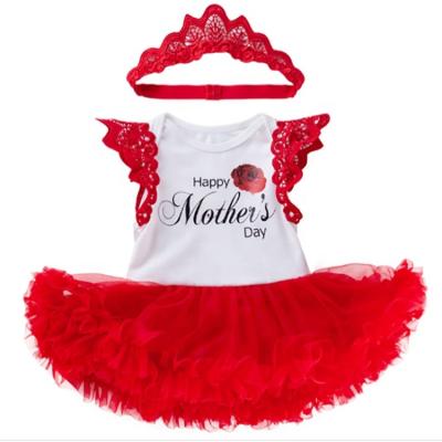 China Popular Baby Jumpsuits Baby Romper Tutu Lace Set First Birthday Gift Baby Clothes Baby Bloomers for sale