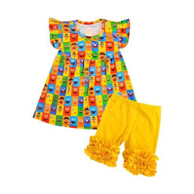 China Super soft 2021 kids boutique clothing set wholesale baby boy clothes shirt shorts kids outfit toddler girl boy outfit for sale