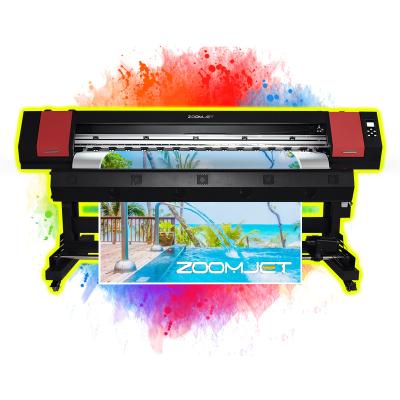 China Factory 1.8m 3.2m Outdoor Large Format Digital Poster Banner Printer With Dual Dx 5 Print Heads for sale