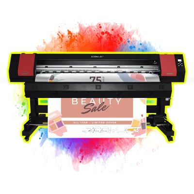 China Factory 1.8m 1440dpi Digital Inkjet Printer For Vinyl Film Canvas Sticker Banners for sale