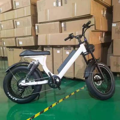 China Newcomer 2021 aluminum alloy 6 speed 45km/h 48v 15ah 350w 500w 20 inch fat tire electric bicycle (old) with pedals for sale