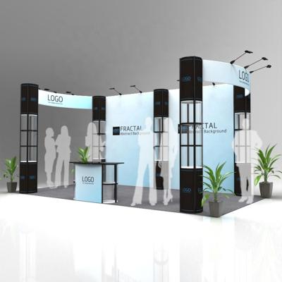 China Portable Exhibition Stand 10*20ft Aluminum Event Exhibit Booth Display Stand Exhibit Stands Other Trade Show Equipment for sale