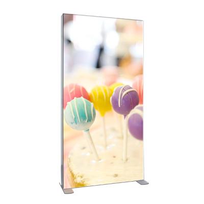 China Mobile phone stores / brand clothing stores / retail markets / indoor exhibitions 120mm profession PVC advertising fabric light box advertising fabric light box for sale