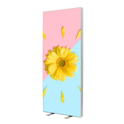 China Mobile Phone Stores/Brand Clothing Stores/Retail Markets/Exhibitions Fabric Led Light Box Show Double Side Fabric Advertising Light Box 120arc Mm for sale