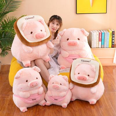 China Plush IN THE RUNNING soft cute plushie plush kawaii pig animal pillow cushion stuffed pig plush toy for sale