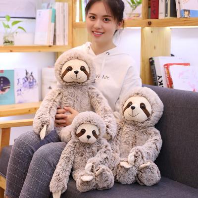 China Plush IN STOCK wholesale kawaii Plushie soft cute plush stuffed pillow cartoon anime sloth stuffed animal toy for sale