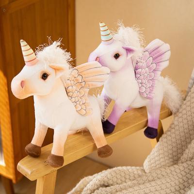 China Plush IN RUNNING RUNNING Kawaii Wings Plushie Soft Cute Plush Toy Unicorn Stuffed Animal Toy for sale