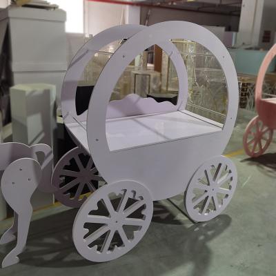 China High Quality PVC Wedding Decorations Newest Creative Design Fashionable Customized Baby Shower Candy Cart For Wedding Supplier for sale