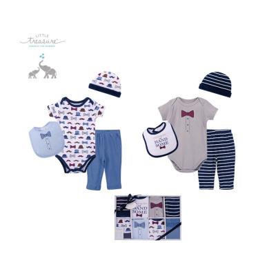 China Comfotable Little Treasure Clothing Gift Set - 8 PK Baby Boy Full Body Clothes No. 77011 cotton fabric for sale