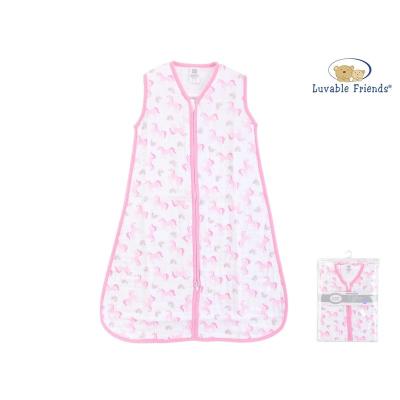 China Luvable Friends Breathable Baby Muslin Sleeping Bag Newborn 100% Cotton No.40194 for sale