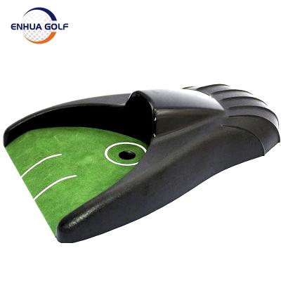 China Golf Training Aid Indoor Plastic Golf Cup Golf Ball Putt Return Automatic Return Device for sale