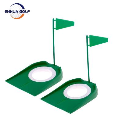 China Golf Training Aid Putting Cup With Hole Various Color Plastic High Quality Practice Golf OEM Adjustable Electric Putting Cup for sale