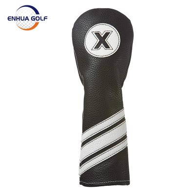 China PU Leather+fleece low price warranty quality golf vintage PU Leather Hybrid Headcover for sale