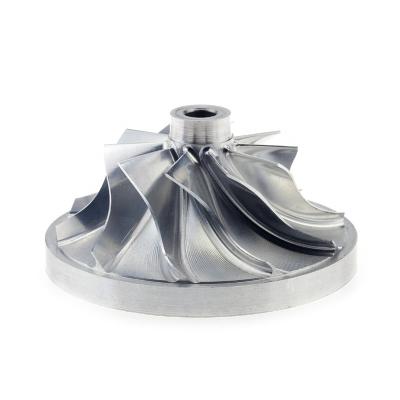 China mazak aluminum machine 5 axis cnc machining custom turbojet impeller, specially per your drawing for sale