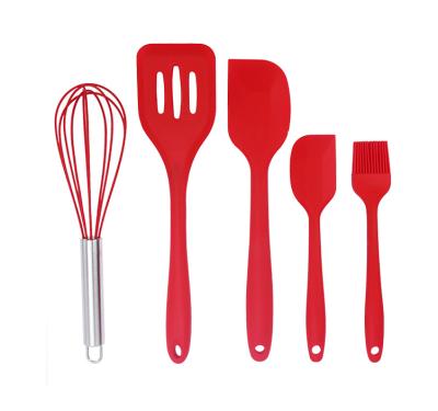 China Sustainable 5pcs Set House And Kitchen Cooking Spatula Kitchen Utensils Set Advanced Kitchen Tools for sale