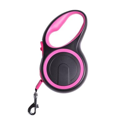 China Wholesale Viable Small And Medium Pink Pet PVC Retractable Dog Leash for sale