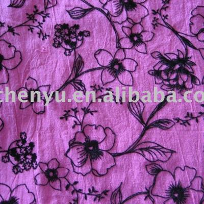 China Ever-popular Environmentally Friendly And Comfortable Fabric 100% Cotton Anti-static Flocking Fabric 30*30 for sale