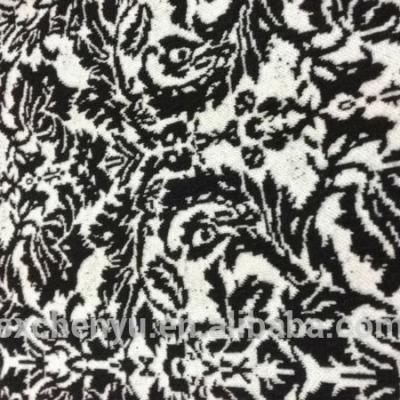 China Stretch Fashion Fabric From China Span Jacquard Knitting Fabric for sale