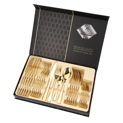 China Amazon Sustainable Hot Sale Flatware Sets Other Dinnerware Cutlery Set For Gift Set for sale