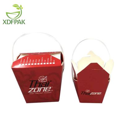 China Disposable Food Direct Box Factory Supply Paper Food Packaging Box Paper Takeaway Food Container for sale