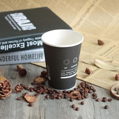 China Handmade Insulated Kraft Paper Ripple Coffee Cup for sale