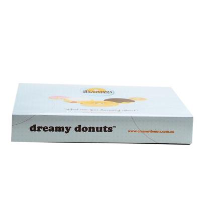 China Disposable Foldable Paper Donut Box, Paper Cake Box for sale