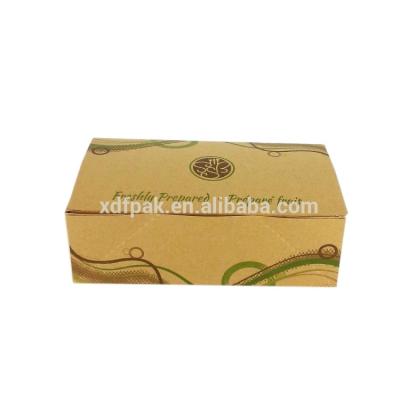 China Wholesale Disposable Folding Take Away Snack Box One Time Fast Food Packed Bowl Fruit Dessert Fried Chicken Snack Take Out Box for sale