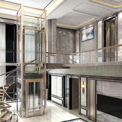 China HEMUJIA Modern Household Elevator Home Elevator Comfortable Indoor Use and Safety for sale