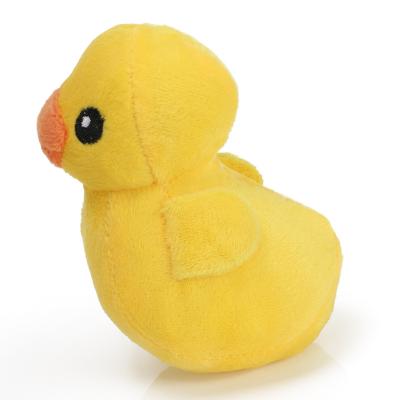 China Popular Viable Customized Sounding Dog Toy Cute Pet Toy Yellow Duck Design Dog Chew Squeaky Toys With Noise For Dog for sale