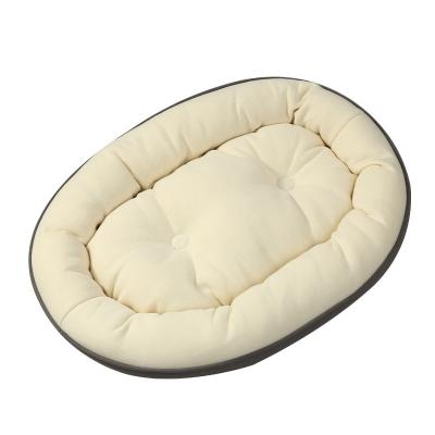 China 2021 Indoor Sleep Warm Plush Dog Bed For Medium Nest Sleep Wool /soft Dogs Warm Dog Cat Beds for sale