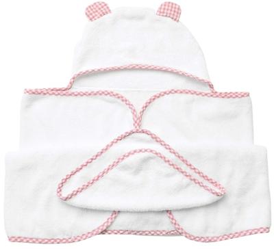 China Thick and Soft Baby Towel QUICK DRY Hooded Bath Towel and Baby Bath Bamboo Washcloth Baby Towel for sale