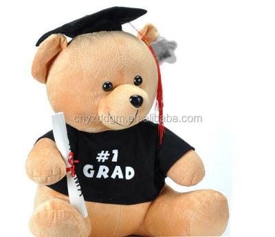 China 2015 Funny Plush Graduation Plush Toy Stuffed Animals/Wholesale Soft Graduation Plush Toys for sale